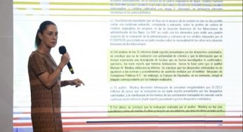 Desnuda Sheinbaum la corrupción del FOBAPROA
