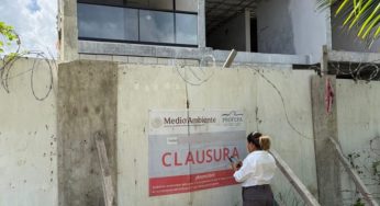 Profepa cierra obras sin permisos en área protegida de Cozumel