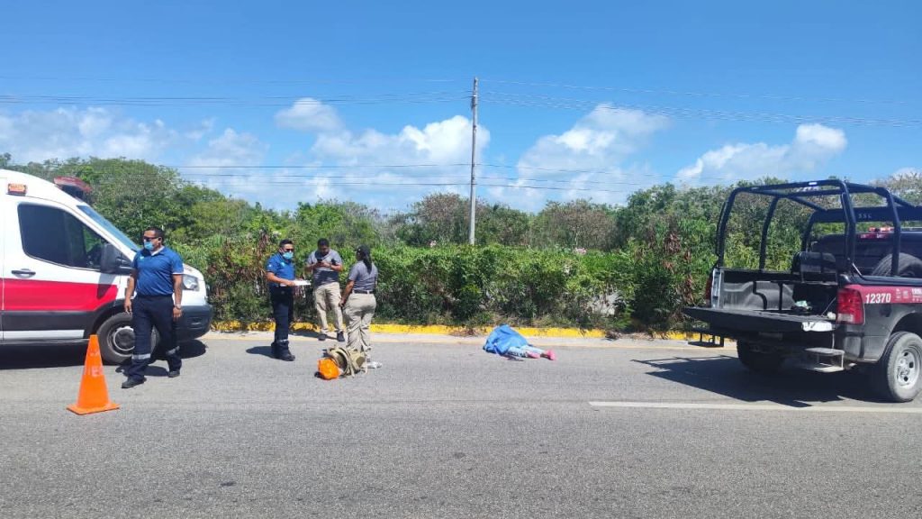 Muere atropellado al cruzar la carretera 307 sin paso peatonal