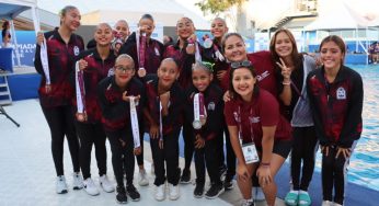 Quintana Roo obtiene 5 medallas en nado artístico durante la Olimpiada Nacional