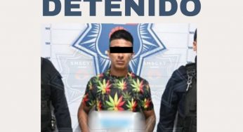 Detienen a presunto asaltante con historial delictivo en la región 227