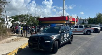 Choque menor casi termina en riña en la avenida Paseo del Mayab