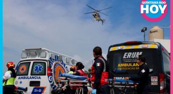 Helicóptero del gobierno de Playa del Carmen realiza exitoso rescate en Tulum