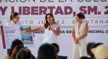 Mara Lezama transforma Tierra y Libertad con obras que llevan bienestar y justicia social a más de 21 mil cancunenses