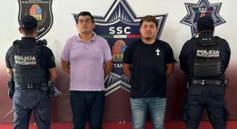 Dos hombres son detenidos tras altercado vial en av Chac Mool