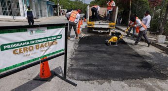 Puerto Morelos mejora sus calles con el programa ‘Cero Baches’