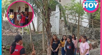 Alumnos del Conalep evalúan los espacios emblemáticos de Felipe Carrillo Puerto