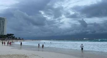 Lluvias moderadas marcan el inicio de semana en Cancún