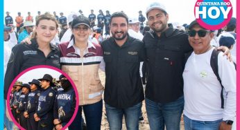 Limpieza de playas y costas: Estefanía Mercado asiste a Punta Brava