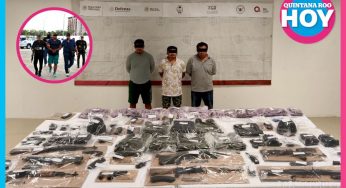 Capturan a ex-policía extorsionador y decomisan arsenal de armas