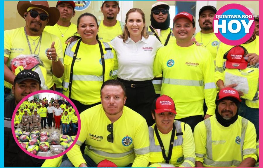 Pat Ricalde Atenea Ricalde supervisa la entrega de uniformes en Ciudad Mujeres