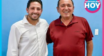 Renán Sánchez se reúne con Nivardo Mena en Lázaro Cárdenas