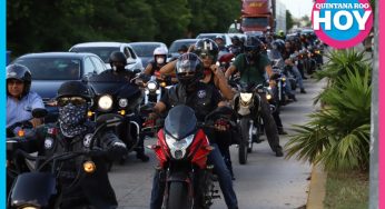 Buscan regular caravanas de motociclistas en Cancún