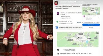 Intentan hackear redes sociales de Alicia Villarreal