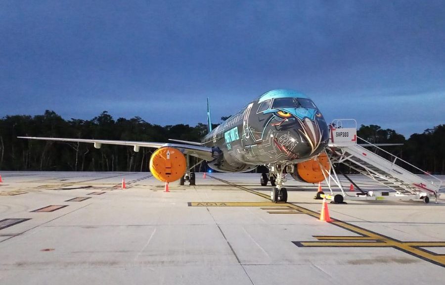 Mexicana estrenará nueva aeronave Embraer con vuelo inaugural hacia Tulum