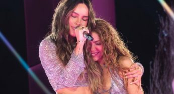 Belinda se une a Shakira en un emotivo concierto en la CDMX