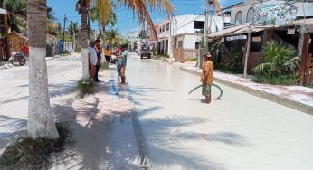 Lluvias afectan Holbox y activan operativo urgente de desagüe