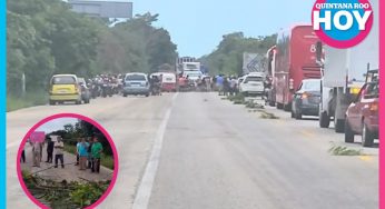 Habitantes de la comunidad de Divorciados bloquean la carretera 186