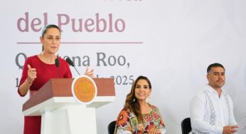 Desde Chetumal, destaca Claudia Sheinbaum aumento en turismo