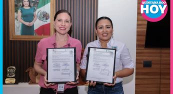 Puerto Morelos firma convenio educativo con la Universidad Vizcaya