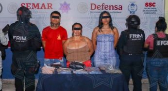 Capturan a tres personas por presuntos delitos contra la salud