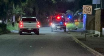 Movilización en La Joya por reporte de detonación de arma de fuego