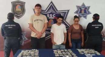 Jóvenes capturados por vender estupefacientes en zona turística de la ciudad