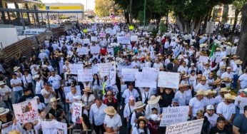 Gran afluencia durante marcha por la paz en Uruapan 
