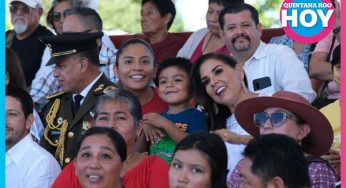 Viven ambiente revolucionario en el bulevar Bahía de Chetumal