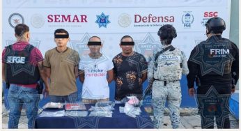 Autoridades capturan a tres presuntos distribuidores tras operativo