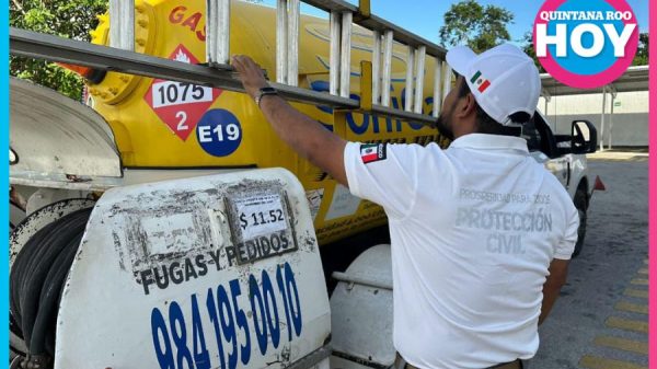 Regularizan pipas de gas en Playa del Carmen tras operativos