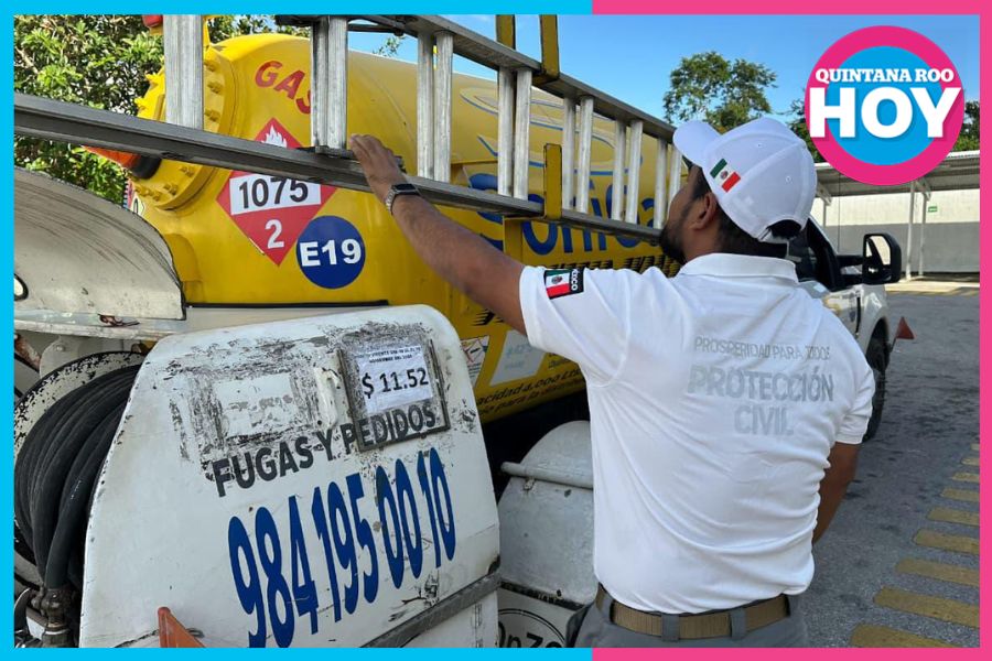 Regularizan pipas de gas en Playa del Carmen tras operativos