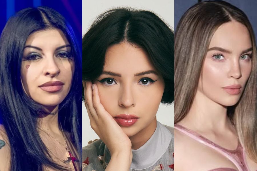 Cazzu, Belinda y Ángela Aguilar