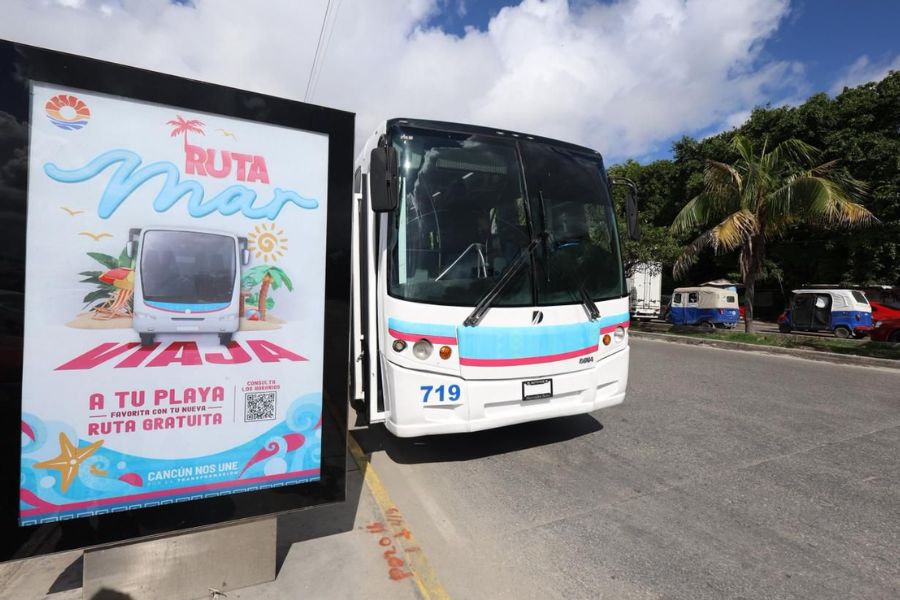 'Ruta al Mar' prevé aumento de usuarios durante puente en Cancún