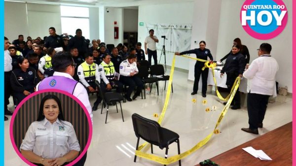 Capacitación policial en Puerto Morelos