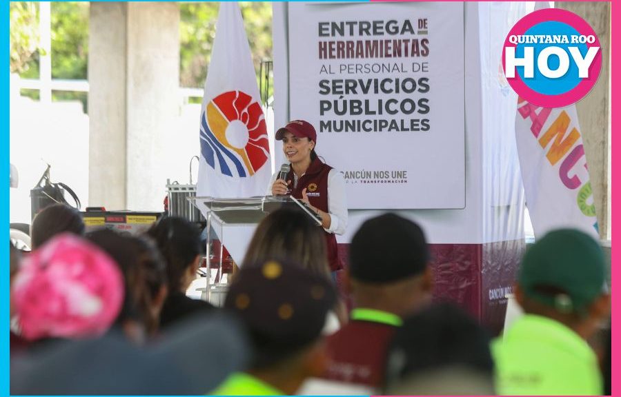 Ana Paty Peralta entrega más de 4 mil herramientas a Servicios Públicos ...