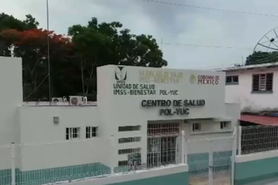 Rehabilitan centro de salud de Polyuc tras quejas por falta de atención