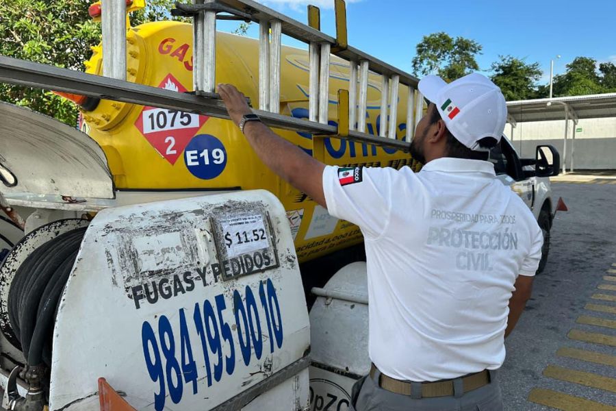 Regularizan pipas de gas en Playa del Carmen