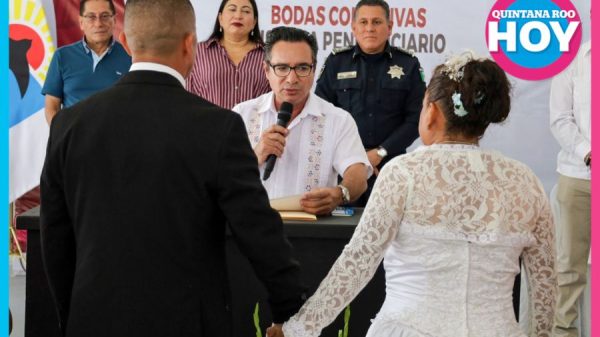 Bodas Colectivas 2026 en el Centro Penitenciario de Cozumel fortalecen la reinserción social