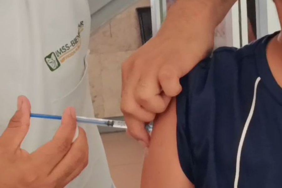vacunación contra el sarampión en Playa del Carmen