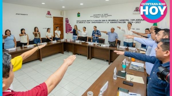 Reinstalan el COPLADEMUN en Tulum