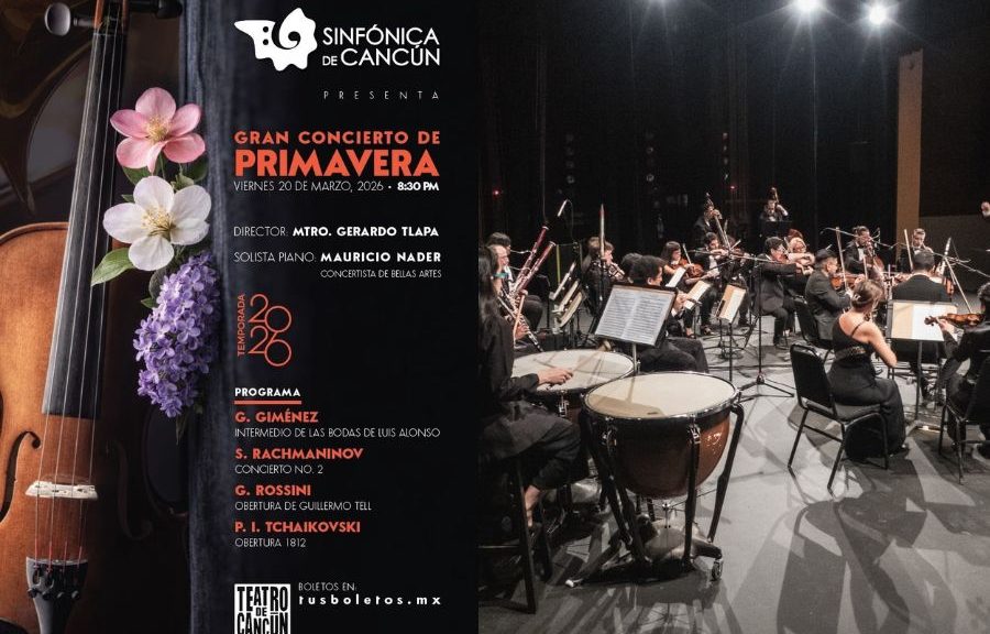 Orquesta Sinfónica de Cancún presenta Concierto de Primavera