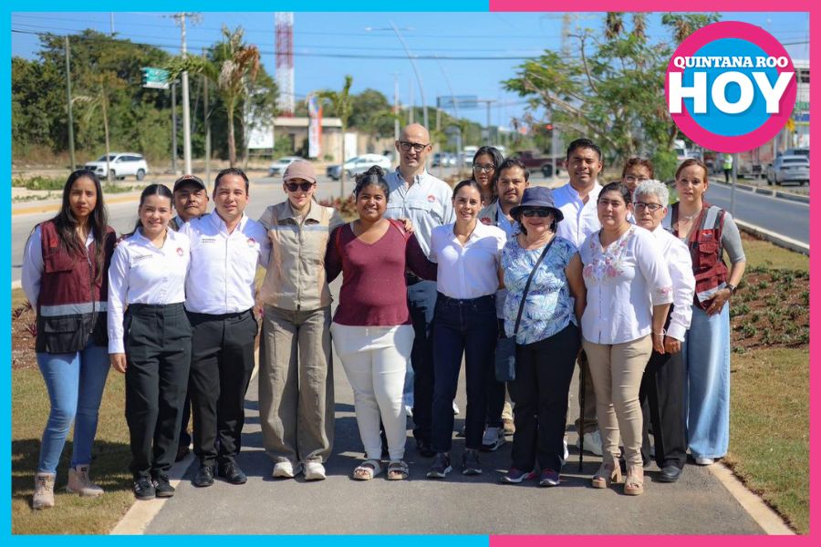 Cancún refuerza la movilidad con nuevos cruces peatonales seguros