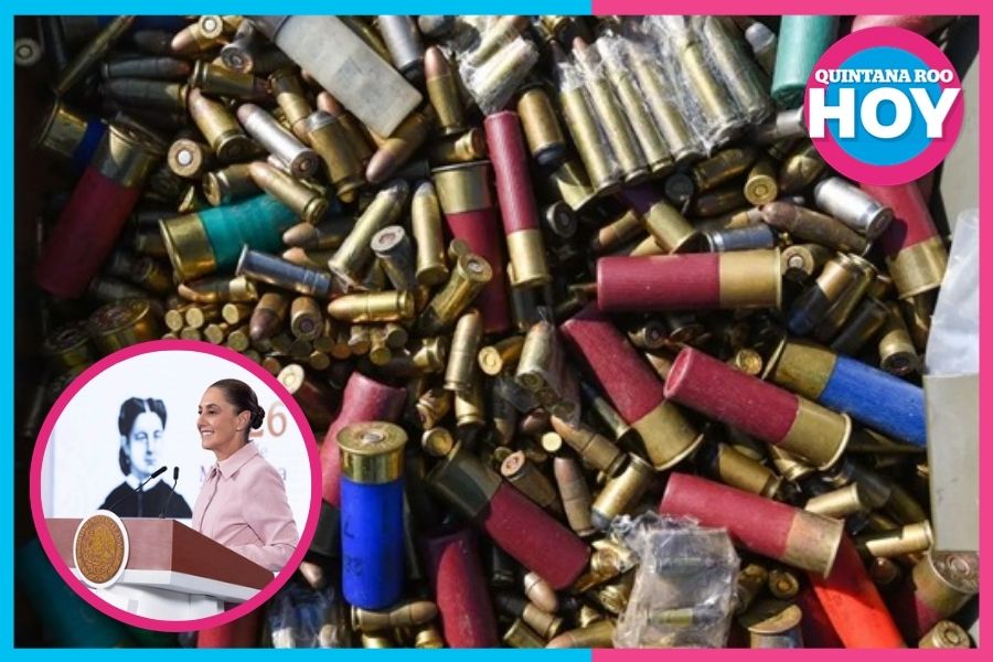 Sheinbaum cuestiona control de armas en territorio estadounidense