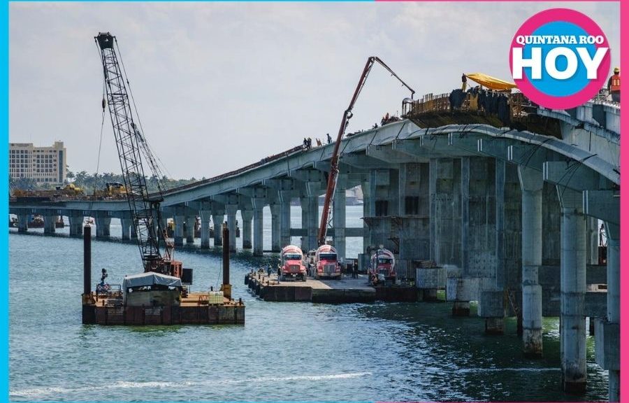 Puente Nichupté alcanza 94.2% y queda totalmente unido