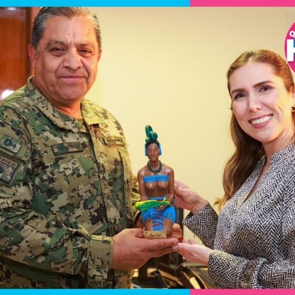 Atenea Gómez Ricalde fortalece trabajo con la Quinta Región Naval