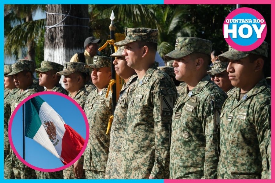 Mara Lezama encabeza festejos del Ejército y Fuerza Aérea en Chetumal