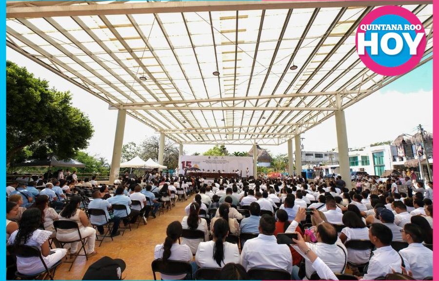 Bacalar celebra 15 años como municipio con Mara Lezama