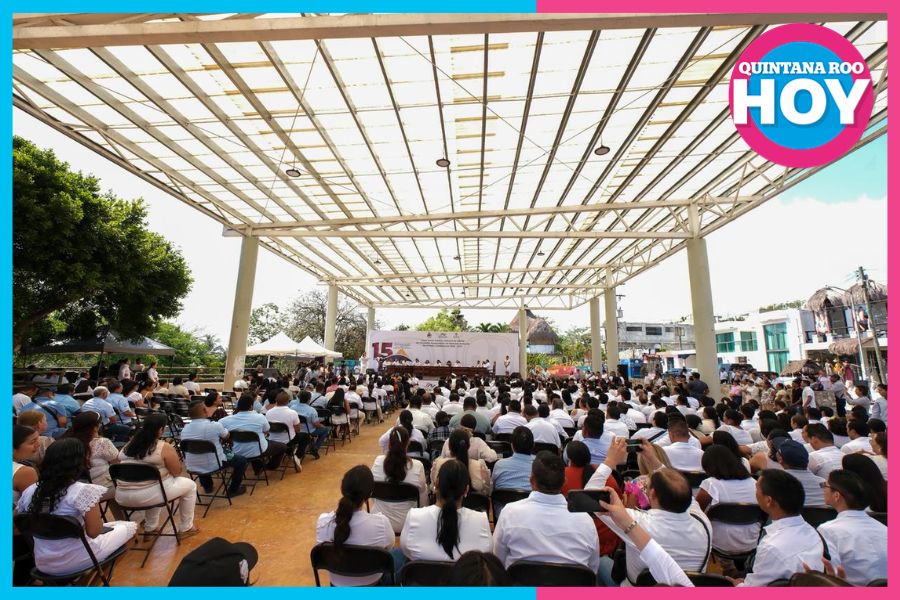 Bacalar celebra 15 años como municipio con Mara Lezama