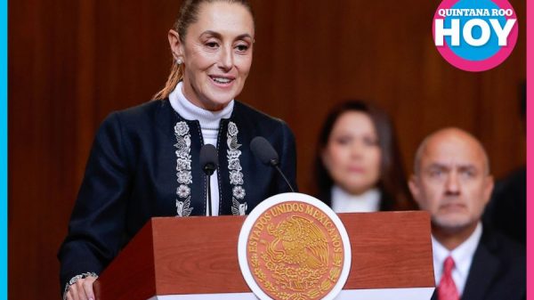 Reivindica presidenta soberanía y justicia social; México no se doblega